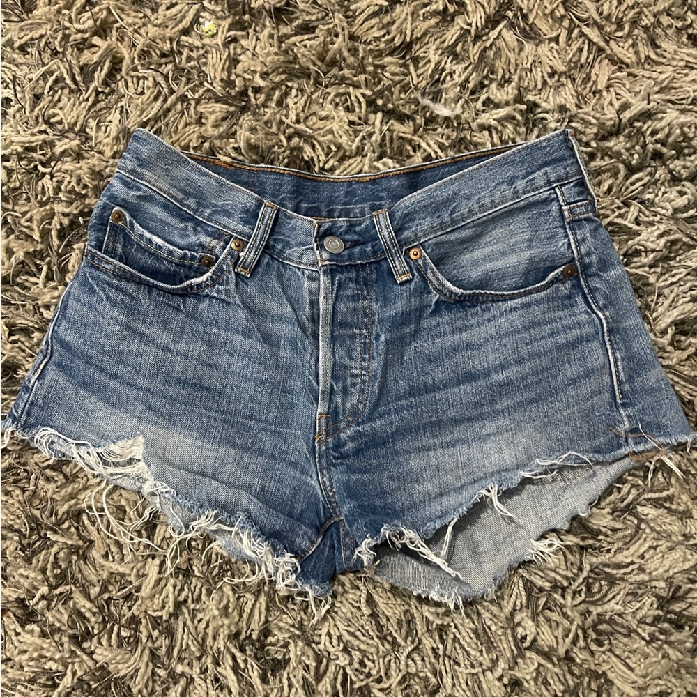 levi 501 jean shorts